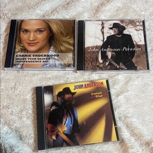 Carrie Underwood & John Anderson CD Set - Country Albums with Photo Covers